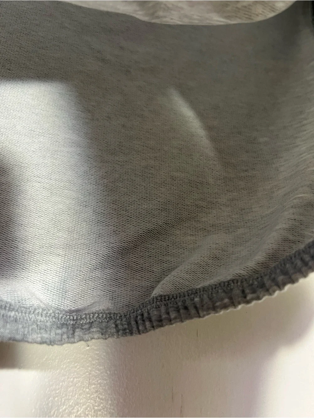 Alo Yoga Womens Short Sleeve Dreamy Crop Top - Dove Heather Grey size S